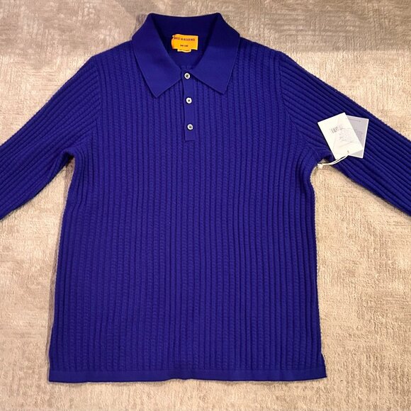 Guest In Residence Theo Waffle Cashmere Polo - Picture 1 of 5